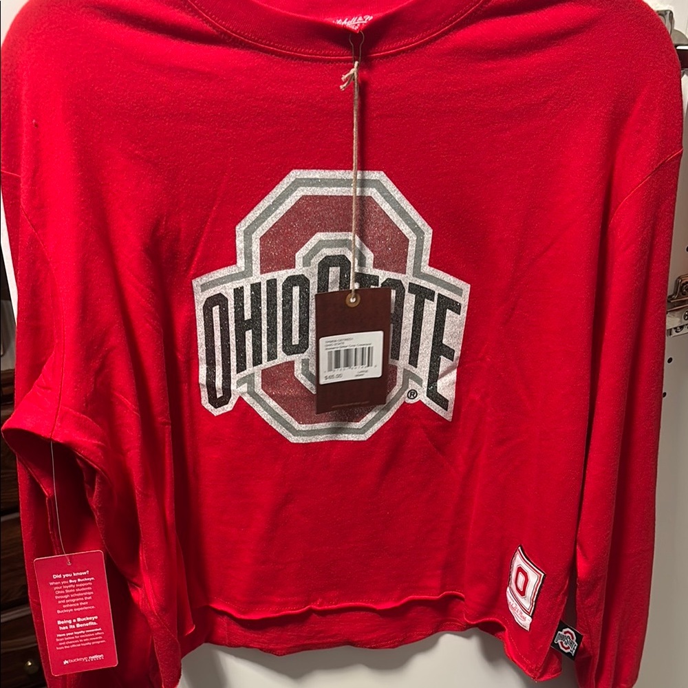 NWT Ohio State Red Long Sleeve Shirt